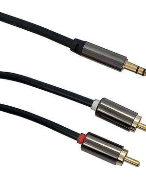 10m jack to 2x RCA cable