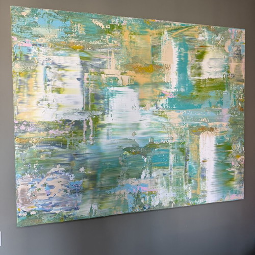 Lynn Spoor Green Oasis 2022 artwork like new