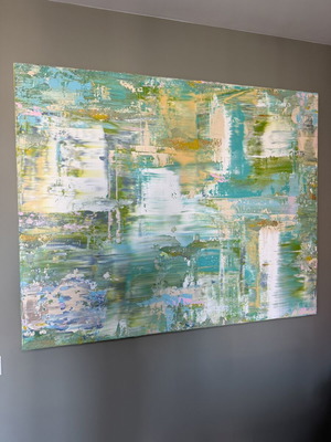 Lynn Spoor Green Oasis 2022 artwork like new