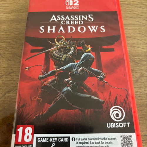 Assassins Creed Shadows Nintendo Switch 2 game like new
