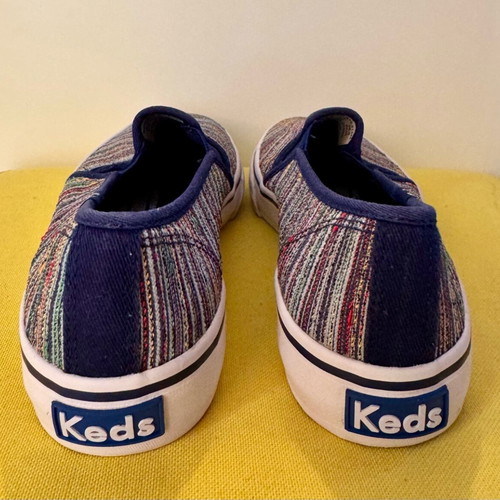 Παπούτσια Keds Double Decker Stripe Slip-On νούμερο 35 σαν καινούργια, μπλε πολύχρωμα