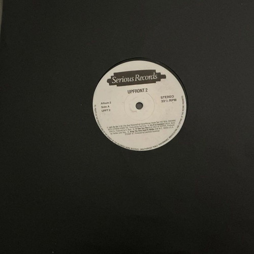 Up Front 2 vinyl record used, classic hip hop tracks