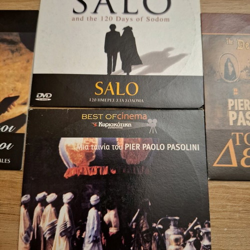 Pier Paolo Pasolini 4 DVD movie collection like new with subtitles