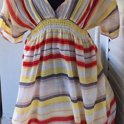 Long Kaftan Achilleas Accessories new, colorful stripes, boho style