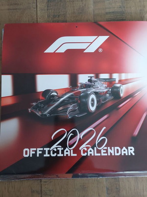 F1 Official Calendar 2026 Σαν καινούργιο