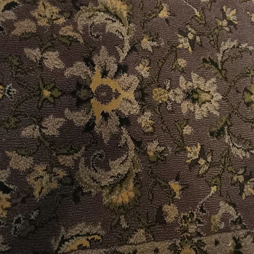 Runner 0.65m dark brown, 80% acrylic 20% wool new
