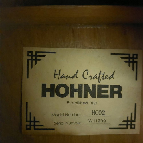 Hohner classical guitar model HC02 used