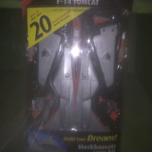 F 14 Tomcat airplane new, easy assembly