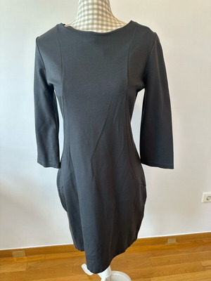 Zara dress gray cotton size large like new
