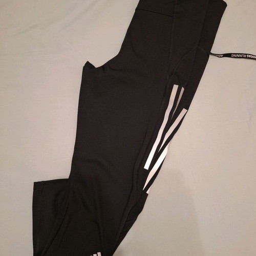Adidas women's black leggings like new, sports with drawstring and hidden pocket