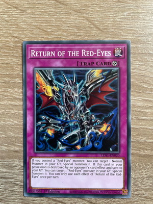 Return of the Red-Eyes Yu-Gi-Oh! card like new