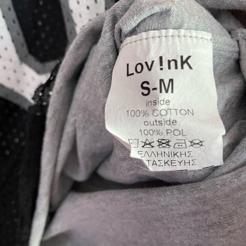 Women's sleeveless top used, size S/M, cotton, black and gray
