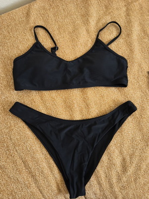 Shein bikini used, black, size M