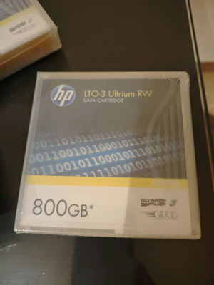 HP Data Cartridge LTO-3 Ultrium RWv 800GB new, pack of 5
