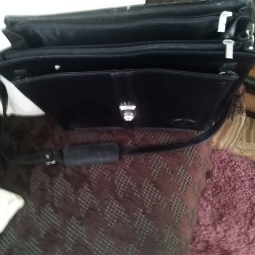 Italian leather bag used