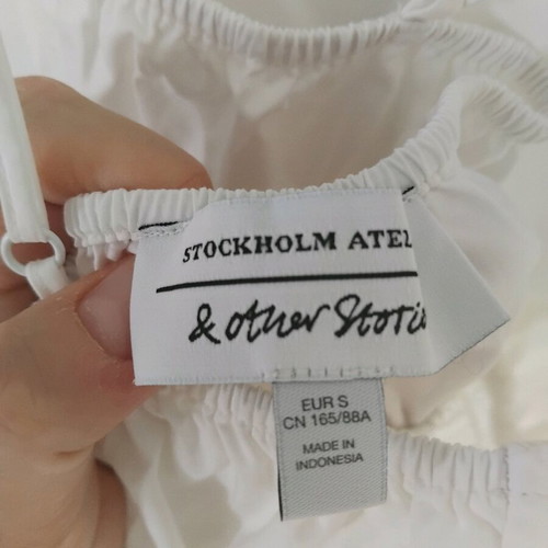 & Other Stories white dress like new, midi cotton with adjustable straps