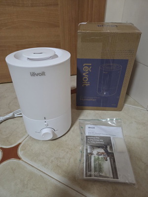Levoit Dual 150 Ultrasonic Air Humidifier White New