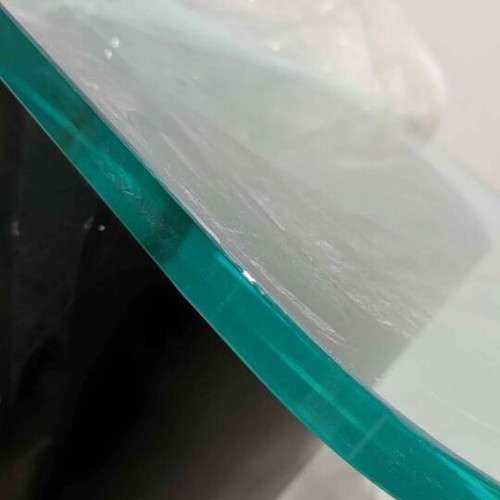 Minimal design auxiliary furniture used with glass top