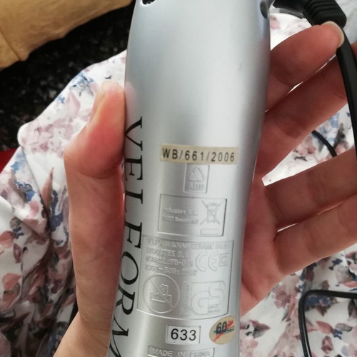 Velform Electric Hair Brush used, low temperature styling