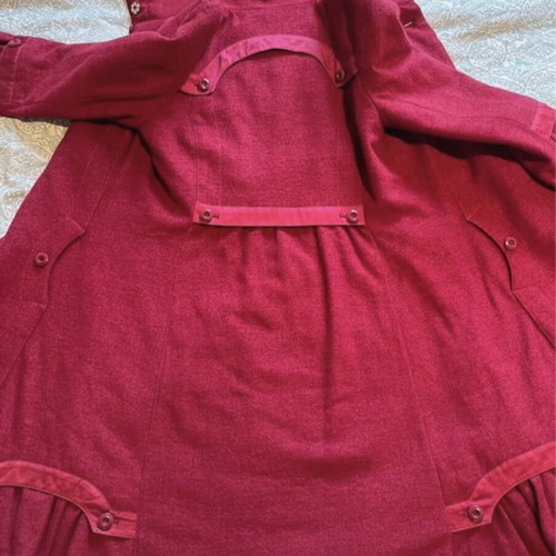 St Martins fuchsia coat like new, size S