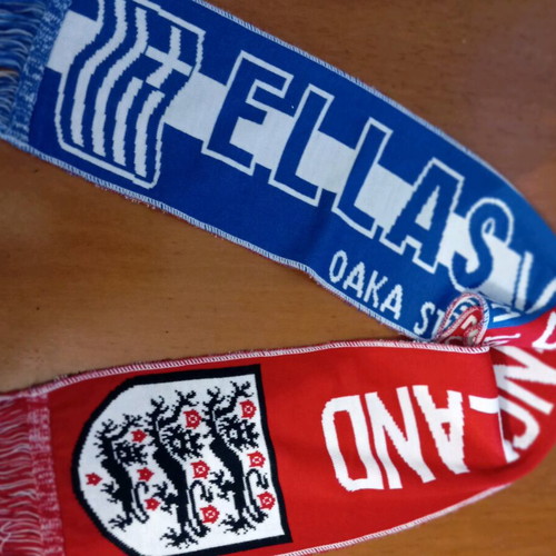 Greece - England Scarf new, authentic from OAKA