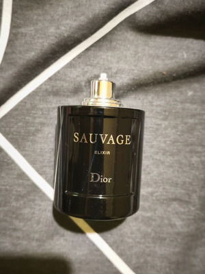 Dior savage elixir empty bottle used for collectors