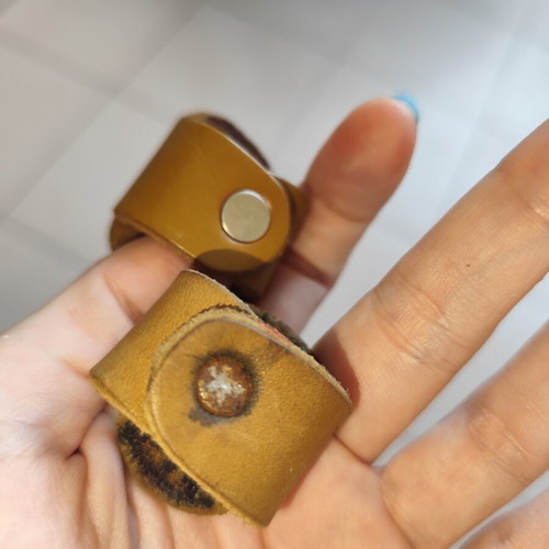 Scout leather rings used, 90s