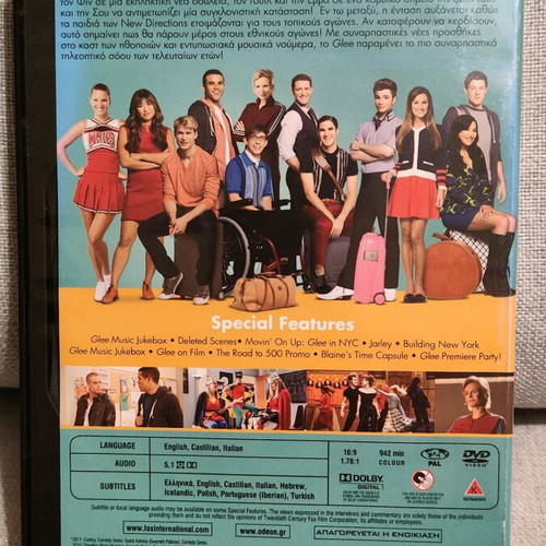 Glee complete series seasons 1-4, 26 DVDs like new with Greek subtitles
