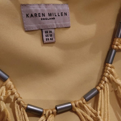 Karen Millen dress like new, yellow, size L