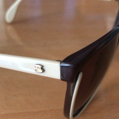 Silhouette vintage sunglasses used, brown and beige