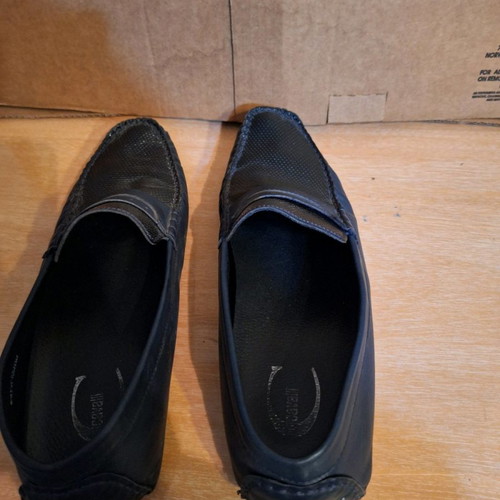 Men's moccasins used, leather, size 44