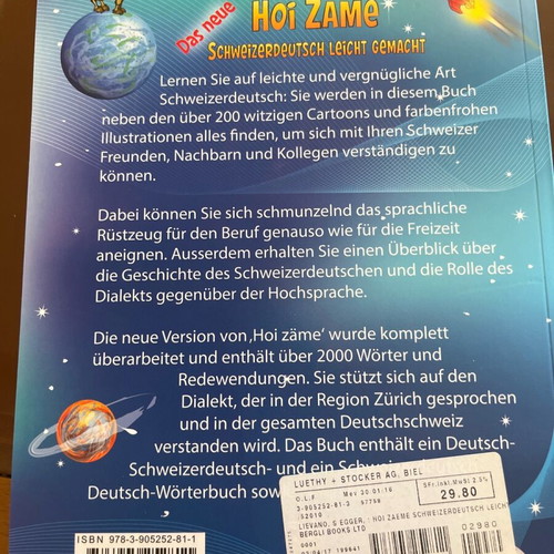 Hoi Zäme book like new, German (Swiss dialect)