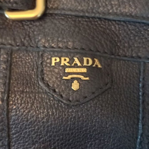 Prada boots black leather size 38.5 like new