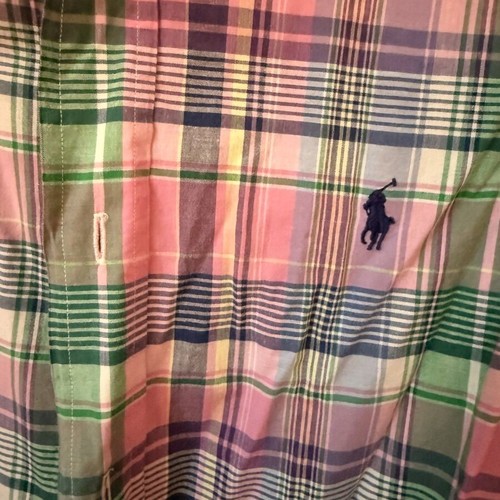 Polo by Ralph Lauren Multicolor Plaid Shirt Size S Custom Fit Like New