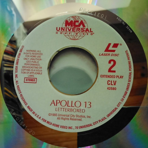 Apollo 13 LaserDisc 1995 like new, adventure
