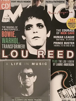 Περιοδικό Mojo Lou Reed τεύχος 276 Νοέμβριος 2016 με CD καινούργιο