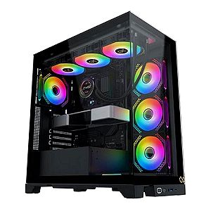 Case Xigmatek Gaming Endorphin Ultra with ARGB Tempered Glass Black