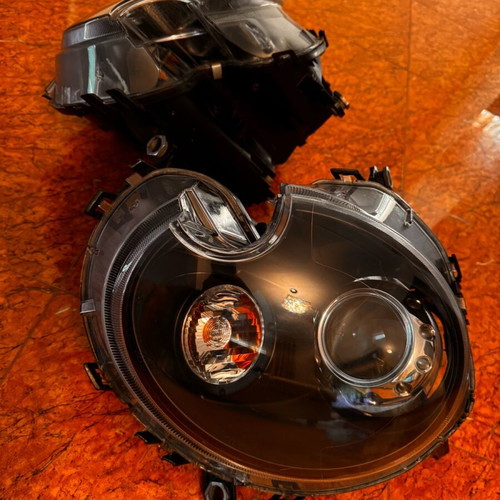 R56 Mini Cooper headlights painted like new