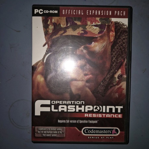Operation Flashpoint Resistance PC used, case broken
