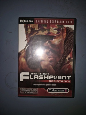 Operation Flashpoint Resistance PC used, case broken