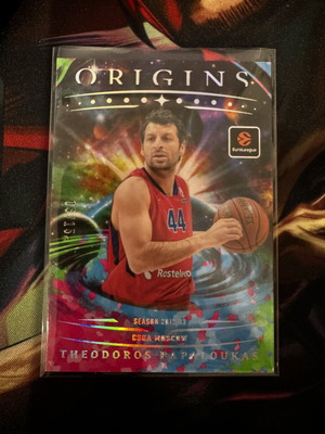 2025-26 Panini Origins Euroleague Theodoros Papaloukas OPAL card, like new