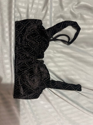 Vassia Kostara velvet top like new, size S, black