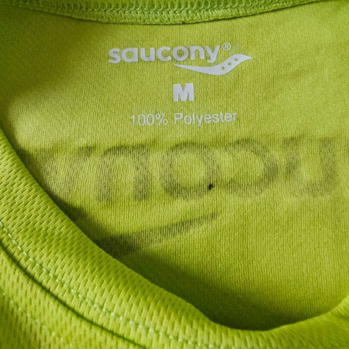 Saucony running shirt size Medium like new, green