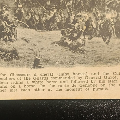 Battle of Waterloo 1912 postcard like new