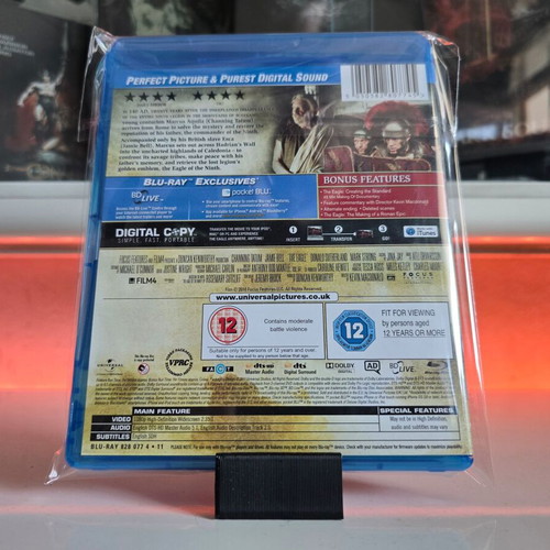 The Eagle Blu-ray, adventure action historical, dubbed