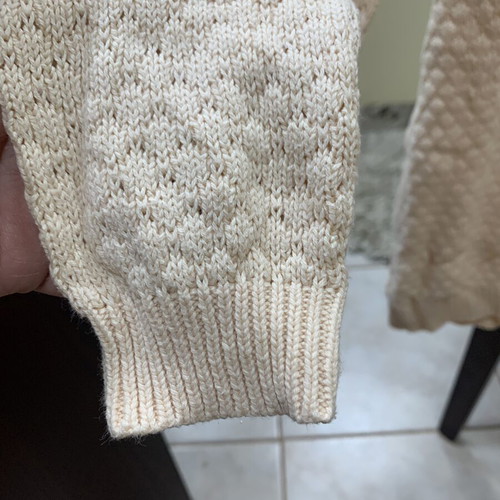 PIMKLE women's knitted sweater like new, beige, size M