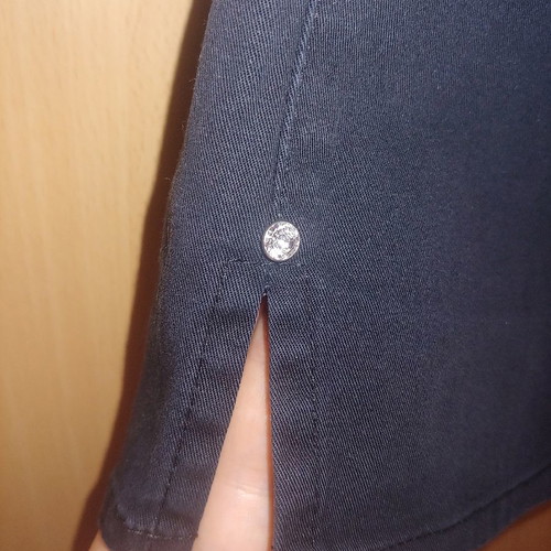 Donna Martha Black Capri Pants like new with rhinestone details S/M