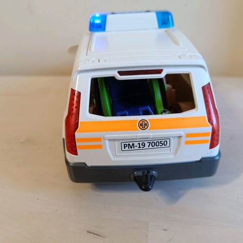 Playmobil vehicle used with lights and sound