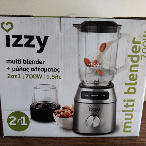 Izzy BL-633A blender with glass jar 1.5 lt 700W inox