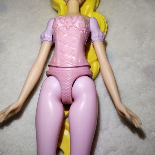 Rapunzel Water Ballet doll used, Disney Princess, 30 cm, Mattel 2020